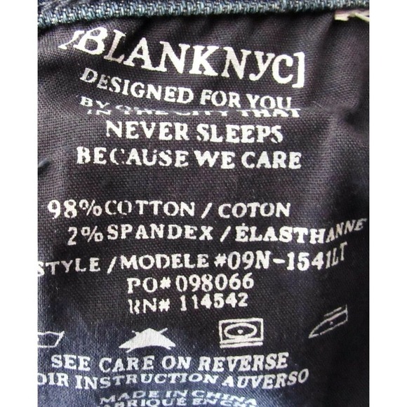 BLANK NYC Embroidered Skinny Step Hem Jeans - Picture 9 of 9